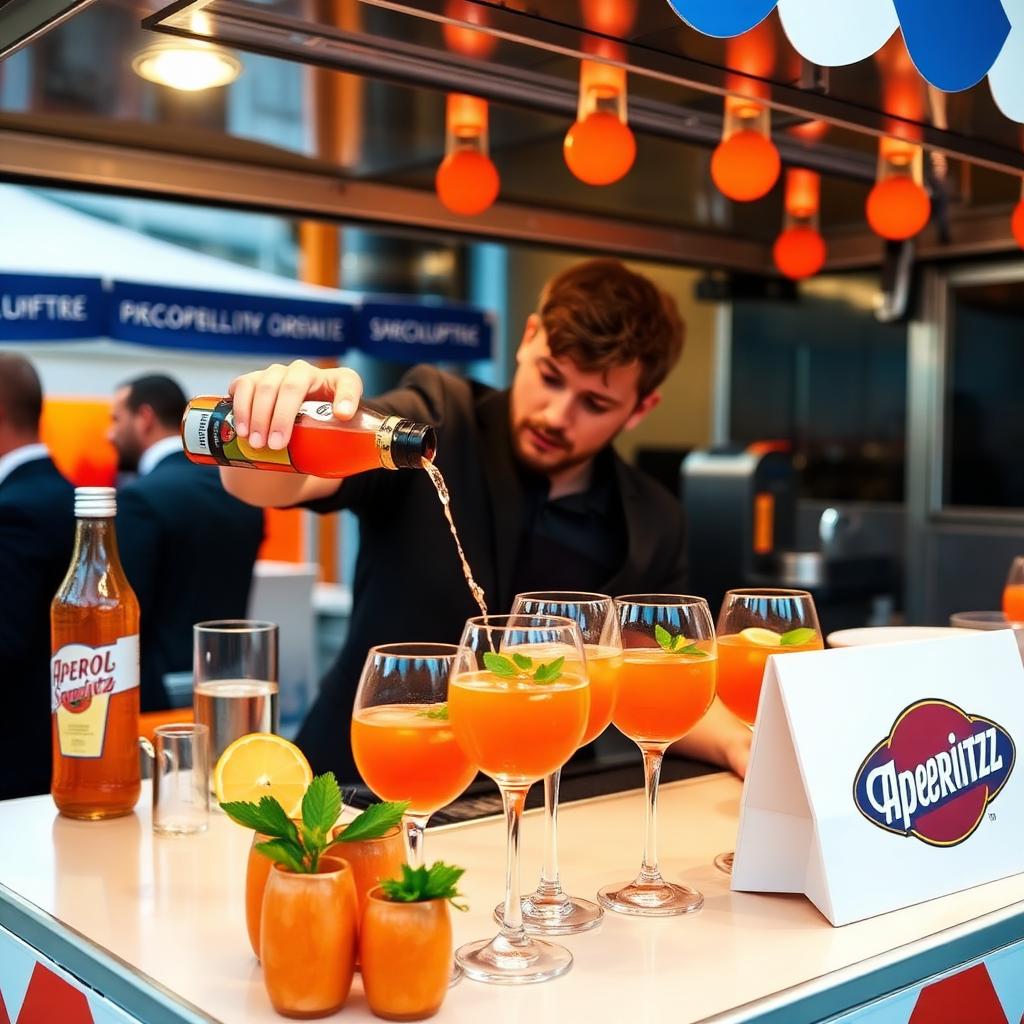 Aperol Spritz foodtruck gerecht